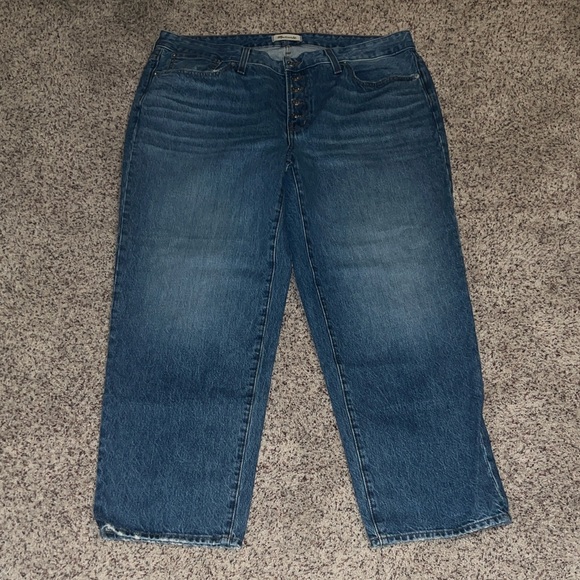Madewell The Perfect Vintage Medium Wash Straight Jeans Size 16 - Picture 1 of 15
